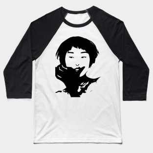 black portrait design Baseball T-Shirt